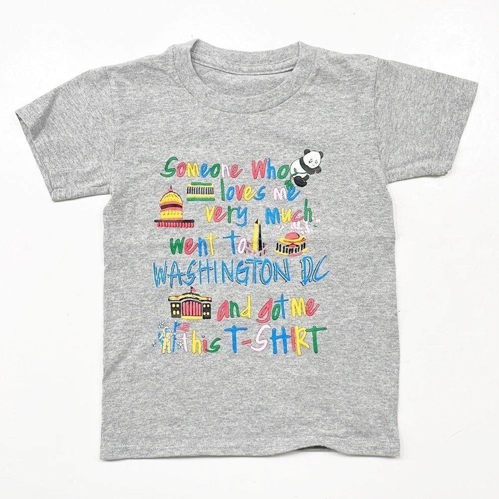 Washington DC kids short sleeve t-shirt